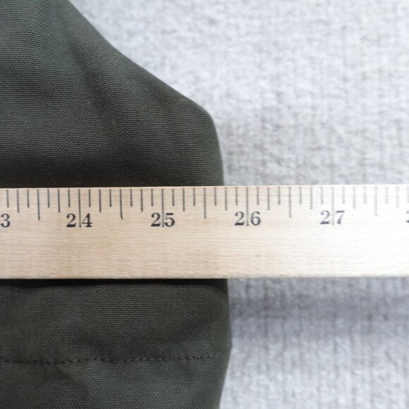 Gap Vest XL Green Olive Quilted Canvas Down Filled Workwear Utility - Picture 6 of 6